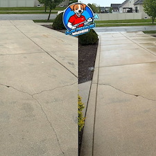 Full-Exterior-Restoration-in-Crown-Point-IN-House-Wash-Concrete-Cleaning-Rust-Removal 0