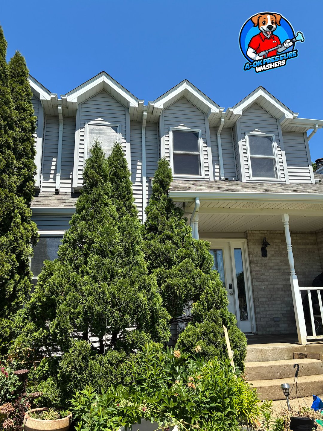 House Washing in Valparaiso, IN | Vinyl Siding Soft Wash Restoration by A-Ok Pressure Washers (1)