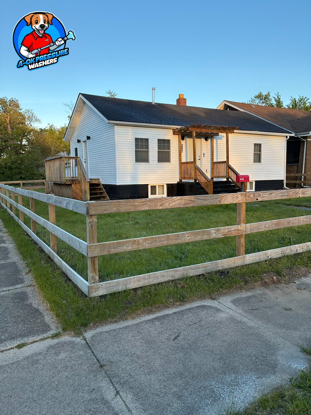 Professional House Wash, Fence Cleaning & Deck Restoration in Gary, Indiana A-Ok Pressure Washers